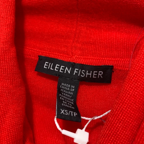 EILEEN FISHER Asymmetrical Merino Wool Lava Top - Picture 6 of 8